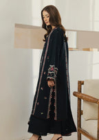 03-Piece Embroidered Lawn Suit With Chiffon Dupatta | Ready To Wear