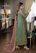 3 Piece Stitched Chiffon Suit