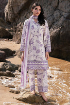 03-Piece Printed Lawn Suit - Ready To Wear