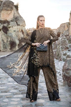 03-Piece Digital Printed Lawn Suit - Ready To Wear