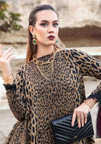 03-Piece Digital Printed Lawn Suit - Ready To Wear