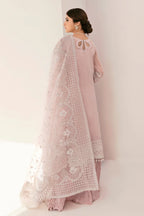 The Tea Rose Elegance: Heavy Sequin Embroidered Organza Suit | Ready To Wear