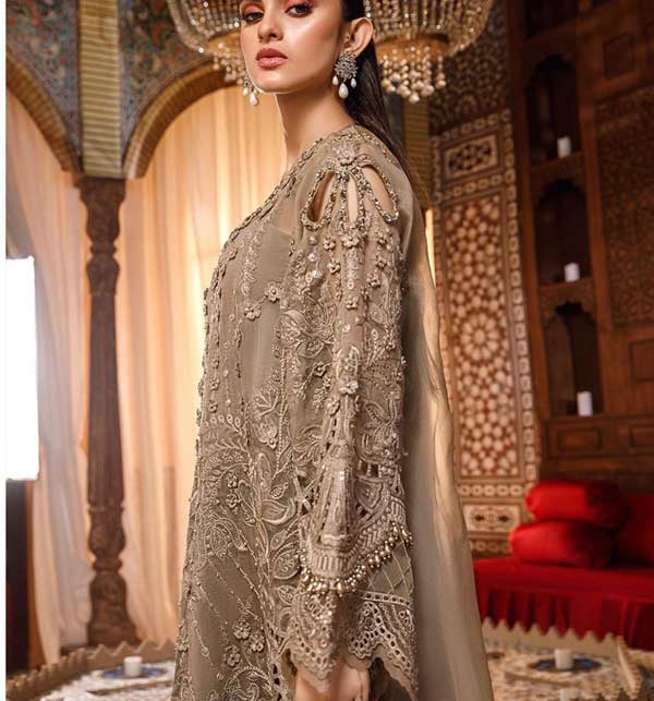 03-Piece Luxury Organza Suit Ready To Wear