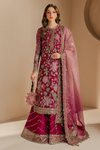 03-Piece Chiffon Embroidered Stitched Suit