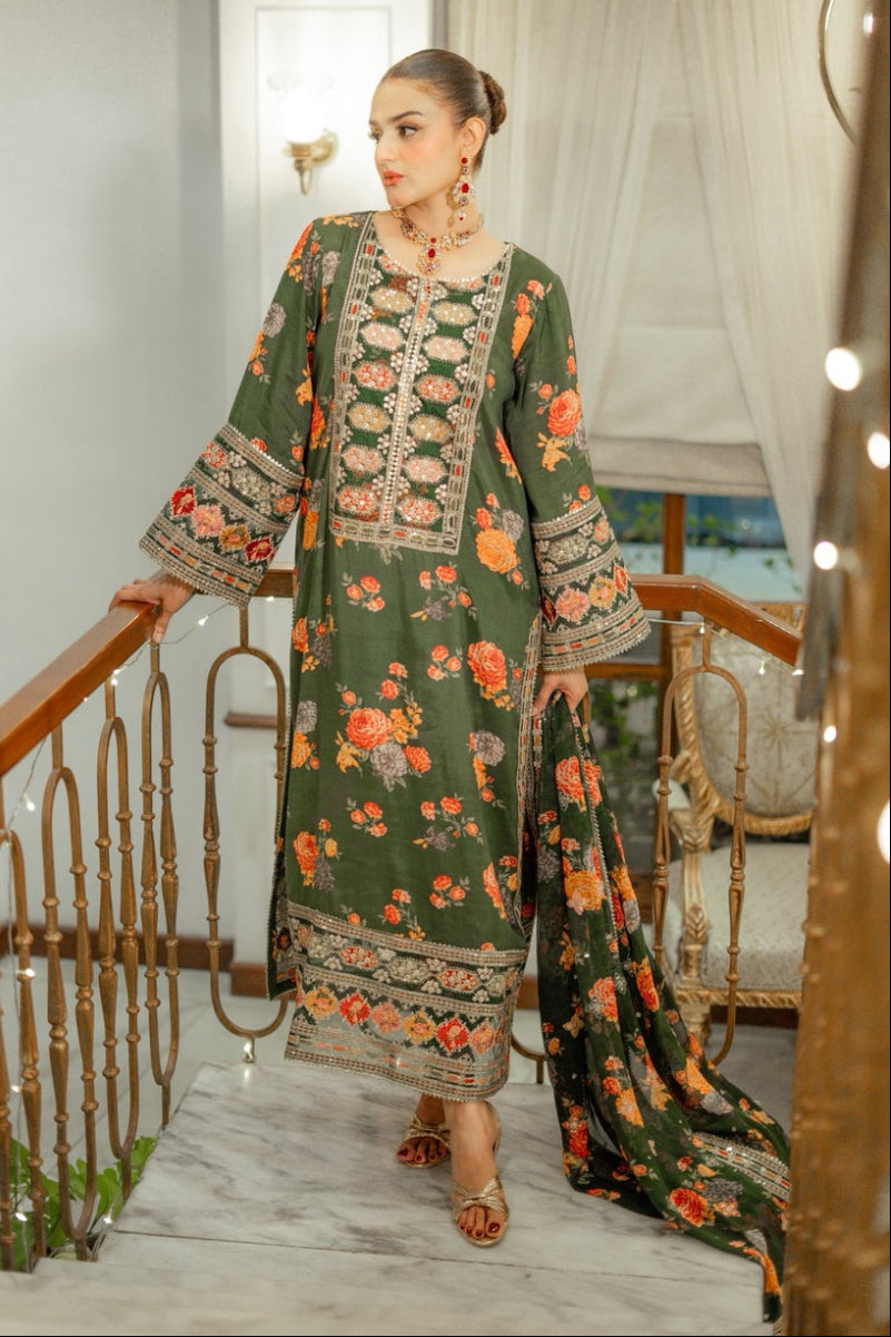 ANEELA’S LAWN HIT CODE | Most Demanding stitched 3-Piece Suit