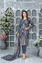 stitched Lawn Suit by  Fabrics
