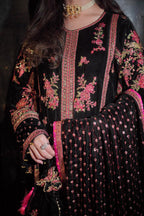 03-Piece Luxury Embroidered Cotton Suit - Ready To Wear