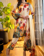 Digital Print Silk 3pcs (3D FLOWERS)