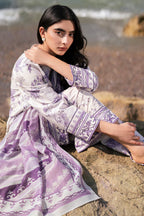 03-Piece Printed Lawn Suit - Ready To Wear