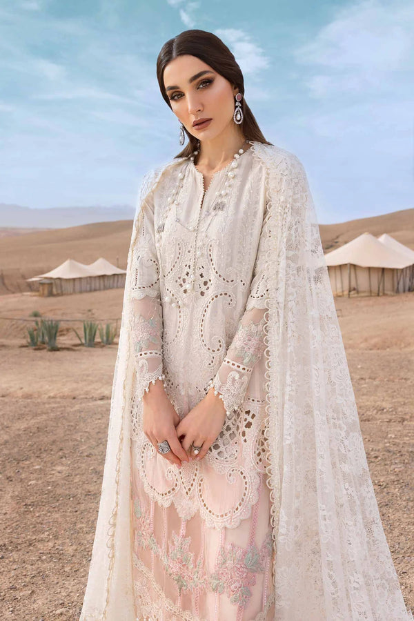 3 Piece Lawn Embroidered Suit Ready To Wear