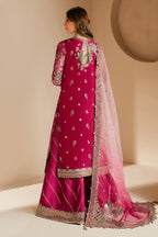 03-Piece Chiffon Embroidered Stitched Suit