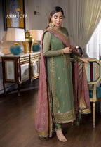3 Piece Stitched Chiffon Suit
