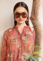 Prints Embroidered Lawn stitched 3Pc Suit