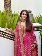 3 Piece Stitched Chiffon Suit - Ready to Wear