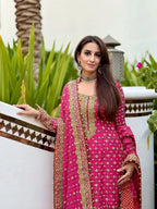03-Piece Embroidered Chiffon Suit | Ready To Wear
