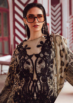 3  Piece Stitched  Lawn  Suit - Ready to Wear