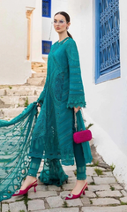 Maria.B 3PC Heavy Embroidered Chickan Kari Lawn Suit