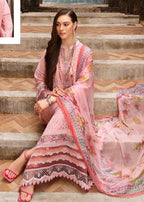 03-Piece Embroidered Lawn Dress Ready To Wear