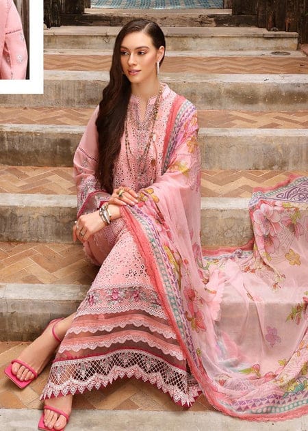 03-Piece Embroidered Lawn Dress Ready To Wear
