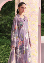 03-Piece Printed Lawn Suit With Chiffon Dupatta | Ready To Wear