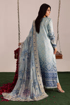 3 Piece  Stitched Lawn  suit - Ready  to Wear