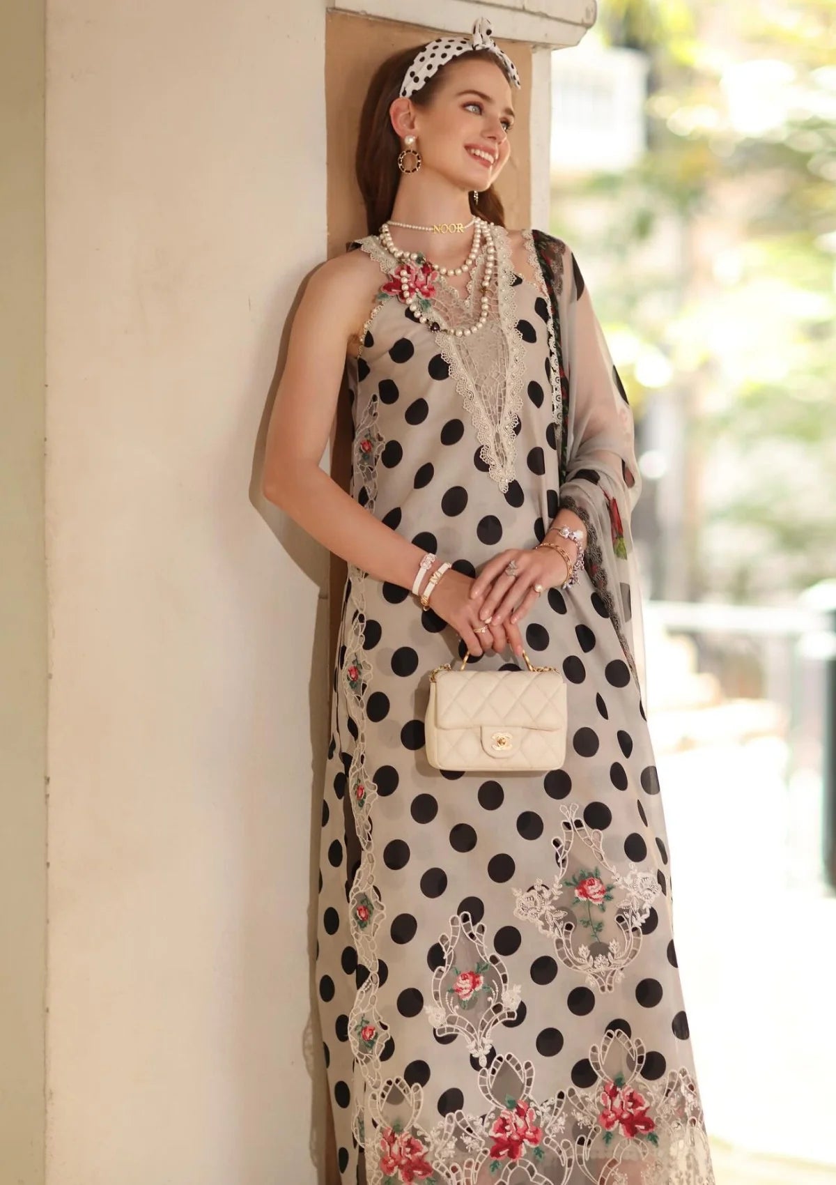 03-Piece Printed Lawn Suit With Chiffon Dupatta | Ready To Wear