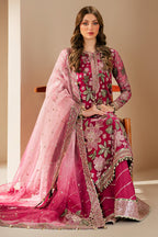 03-Piece Chiffon Embroidered Stitched Suit