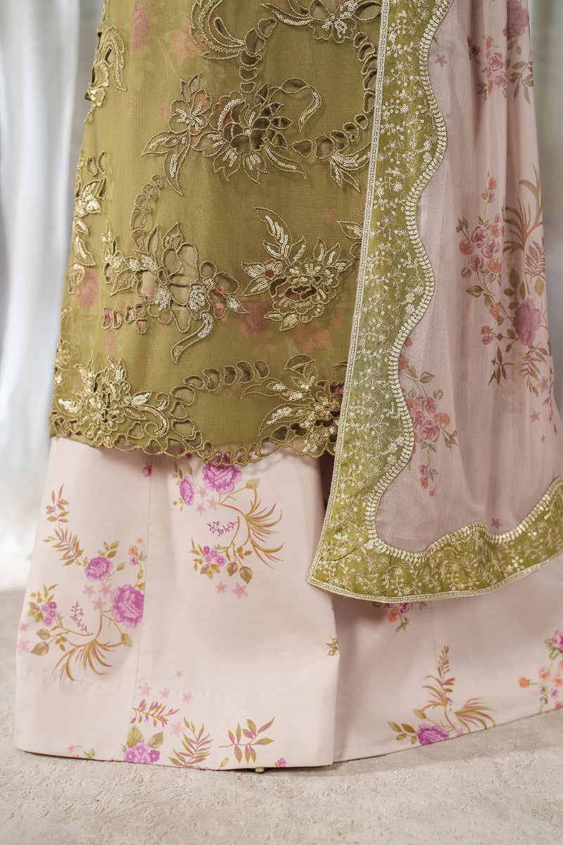 03-Piece Chiffon Suit | Ready To Wear