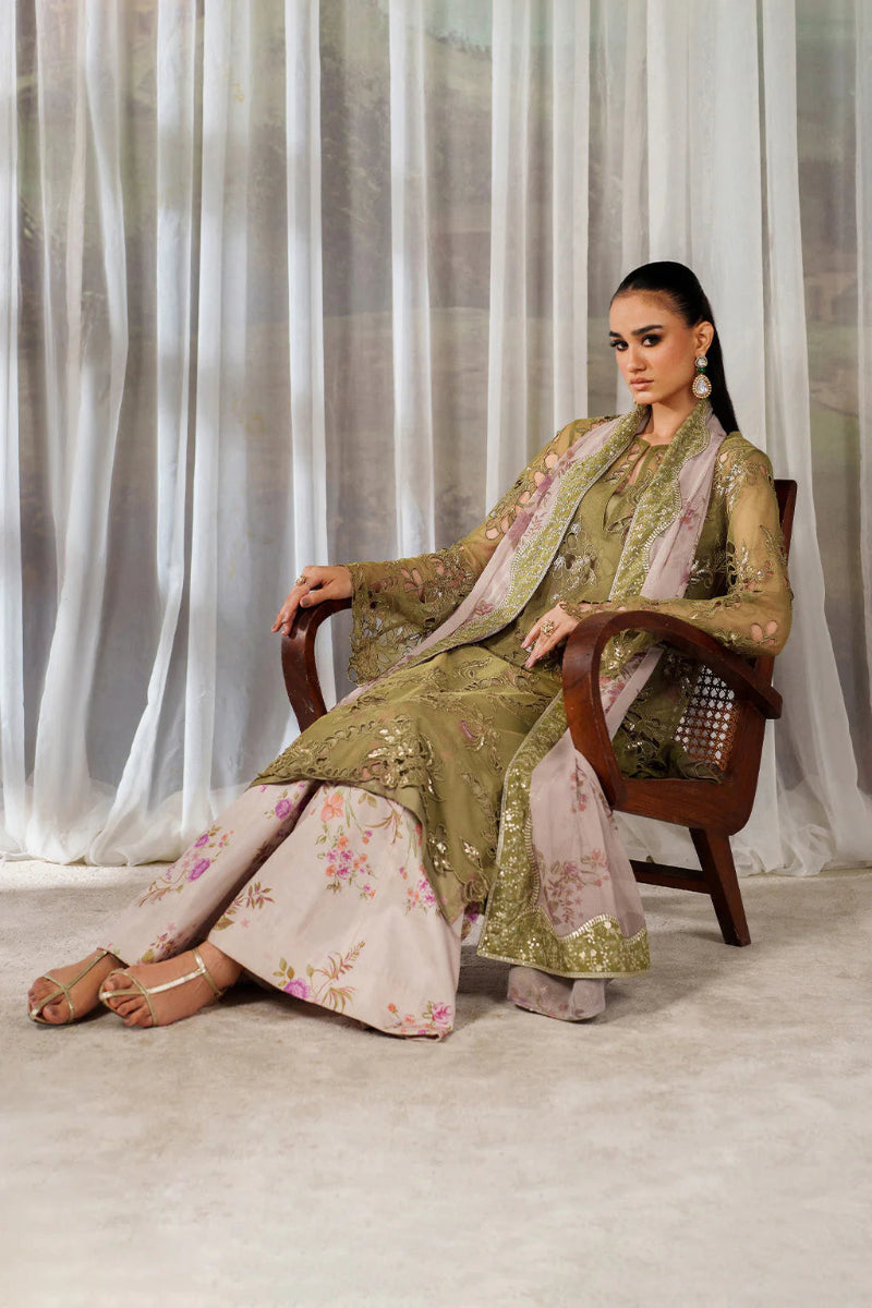 03-Piece Chiffon Suit | Ready To Wear