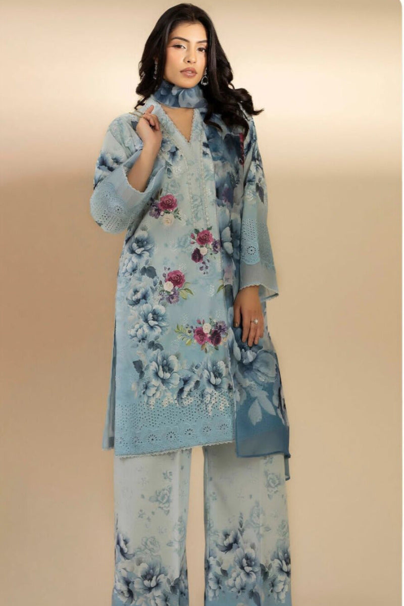 03-Piece Printed Lawn Suit | Ready To Wear
