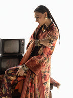 Terracotta Brown: Printed Lawn Suit | Ready To Wear