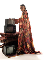 Terracotta Brown: Printed Lawn Suit | Ready To Wear