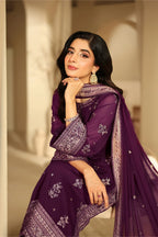 03-Piece Embroidered Chiffon Suit | Ready To Wear