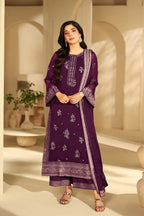 03-Piece Embroidered Chiffon Suit | Ready To Wear