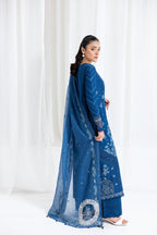 3 Piece Lawn Embroidered Chikankari Suit RTW
