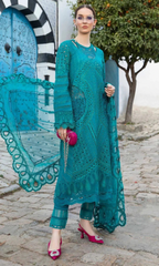 Maria.B 3PC Heavy Embroidered Chickan Kari Lawn Suit