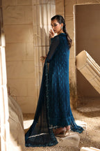 03-Piece Chiffon Suit With Embroidery- Ready To Wear