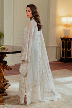 03-Piece Embroidered Organza Suit With Net Dupatta | Ready To Wear