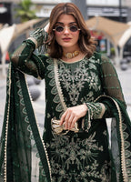 03-Piece Heavy Embroidered Chiffon Long Shirt Suit | Ready To Wear