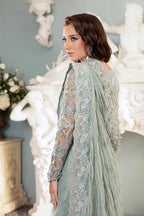Heavy Embroidered Net Saree | Ready To Wear