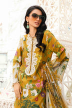 3 Piece Printed Stitched Embroidered Lawn Suit
