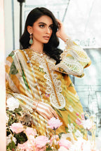 3 Piece Printed Stitched Embroidered Lawn Suit
