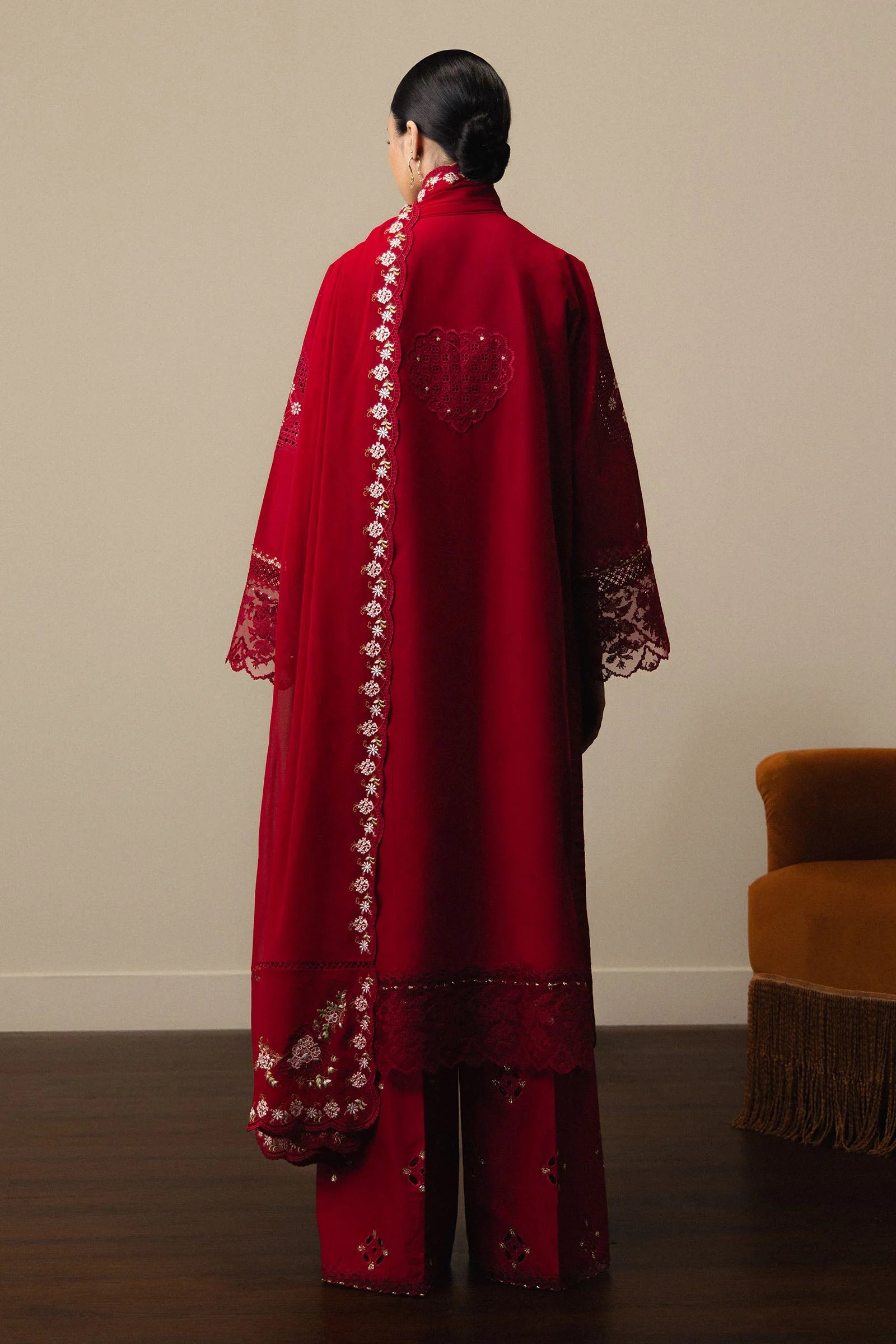 03-Piece Embroidered Lawn Suit | Ready To Wear