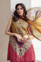 3 Piece Stitched Lawn Suit - Ready to Wear