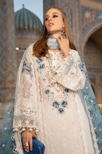 03-Piece Cotton Suit With Embroidery - Ready To Wear
