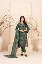 3 Piece Stitched  Lawn suit  By Tawakkal Fabrics