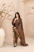 3 Piece Stitched  Lawn  Suit