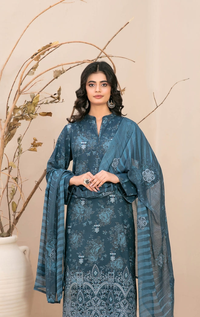 3 Piece Stitched  Lawn  By Alvira