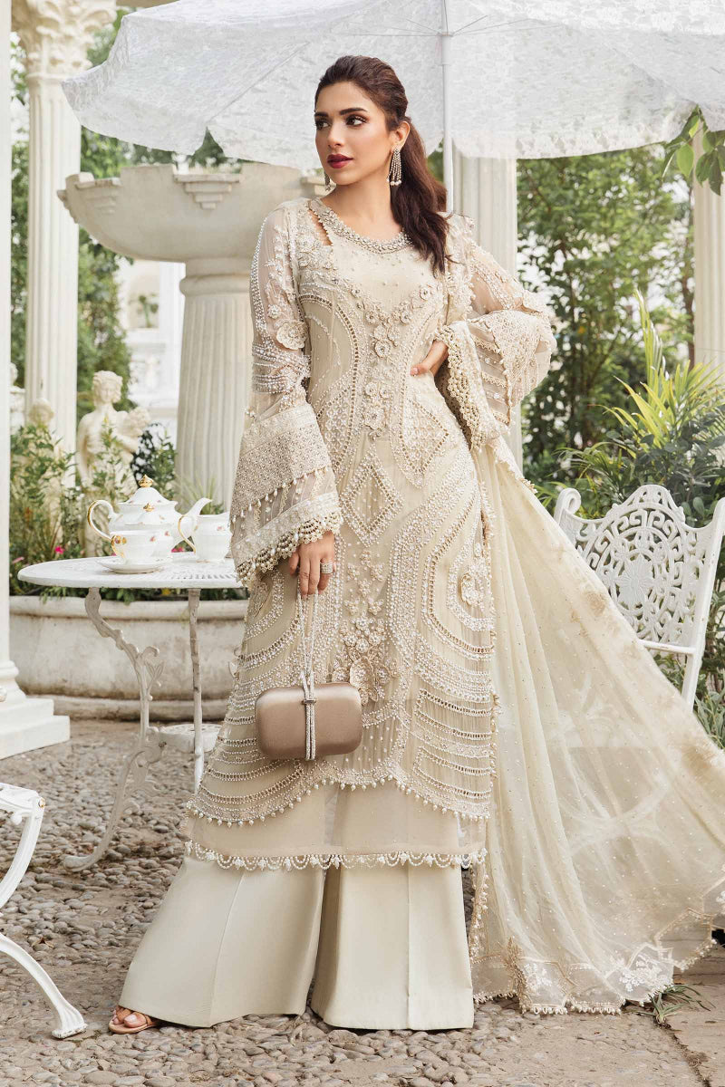 3 Piece Stitched Chiffon Suit - Ready to Wear
