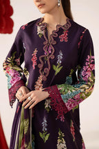 03-Piece Printed Lawn Suit With Chiffon Dupatta | Ready To Wear